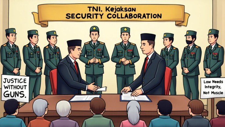 MoU TNI Kawal Kejaksaan Dikritik, Partai X: Penegak Hukum Jangan Butuh Pengawal Bersenjata!
