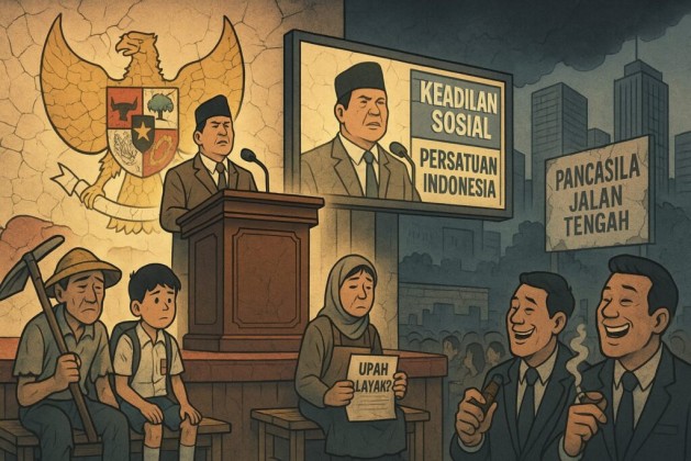 Implementasi Nilai Pancasila dalam Pidato Prabowo Dinilai Gagal