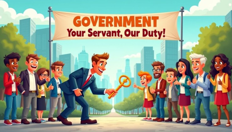 Pemerintah Adalah Pelayan, Rakyat Adalah Tuannya