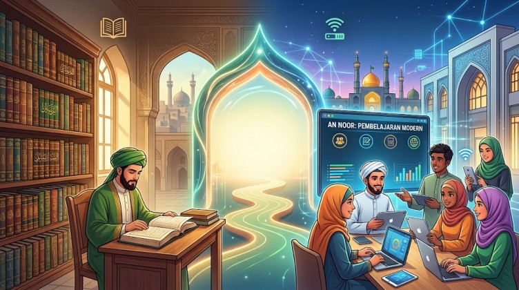 Dari Rak Kitab ke Layar Digital, Sekolah Negarawan Belajar dari An Noor di Qom