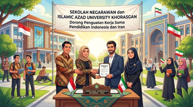 Sekolah Negarawan dan Islamic Azad Khorasgan Dorong Penguatan Kerja Sama Pendidikan Indonesia dan Iran