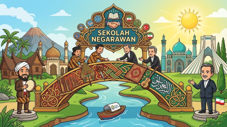 Sekolah Negarawan Menghubungkan Mustafa Debu dan Araghchi Melalui Jembatan Kebudayaan