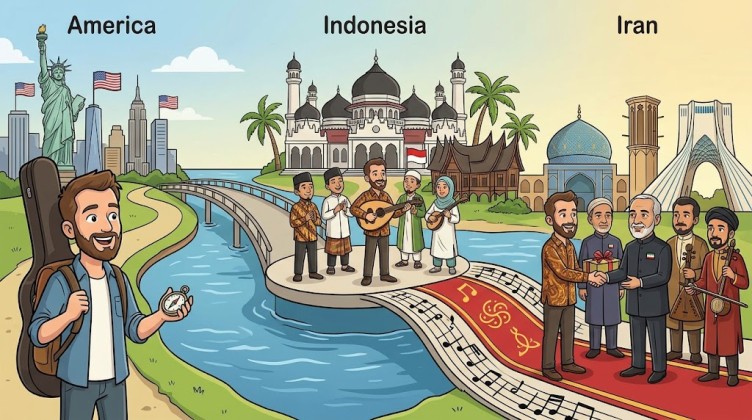 Perjalanan Mustafa Debu dari Amerika ke Indonesia Membuka Jembatan Pertemuan dengan Menlu Iran
