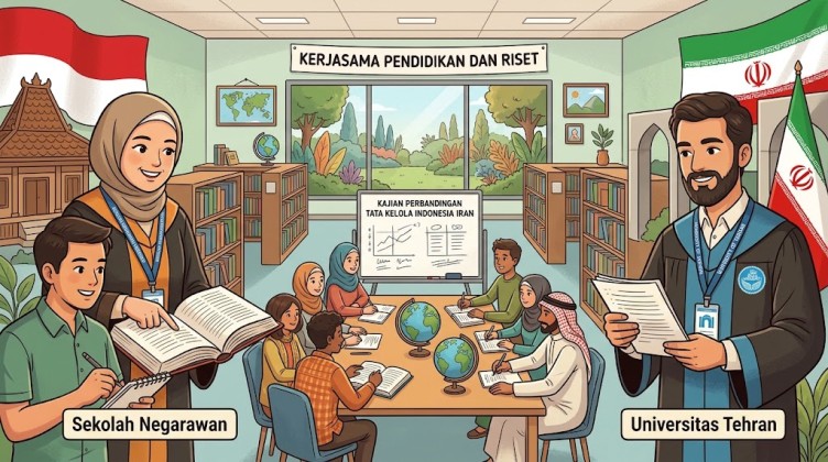 Sekolah Negarawan dan Universitas Tehran Siapkan Kajian Perbandingan Tata Kelola Indonesia Iran