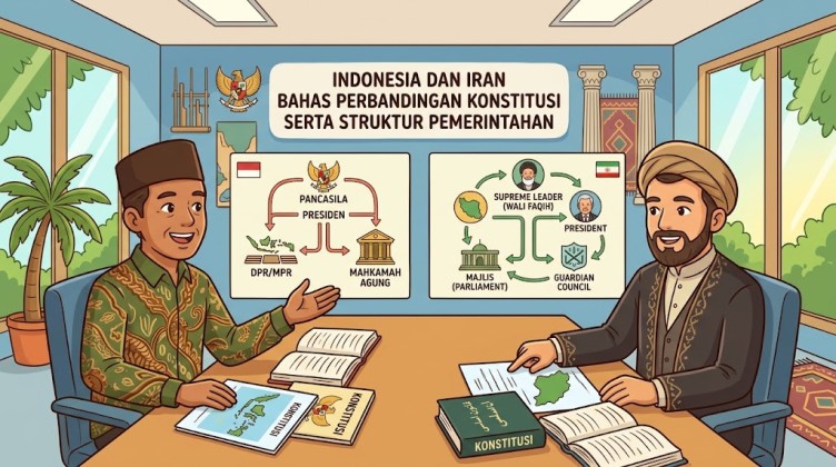 Indonesia dan Iran Bahas Perbandingan Konstitusi serta Struktur Pemerintahan