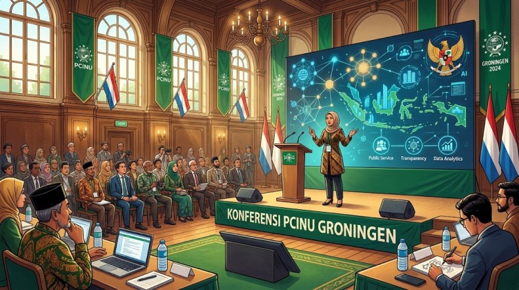Sekolah Negarawan Perkenalkan Konsep Pemerintahan Berbasis AI dalam Konferensi PCINU di Groningen