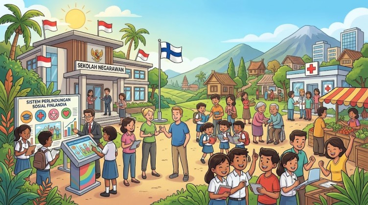 Sekolah Negarawan Pelajari Model Perlindungan Sosial Finlandia untuk Membangun Kesejahteraan Rakyat