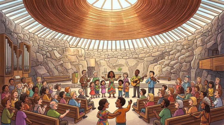 Gereja Temppeliaukio Finlandia Mengajarkan Harmoni dan Persaudaraan Universal