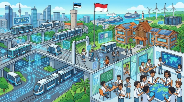 Integrasi Transportasi dan Layanan Digital Estonia Jadi Pembelajaran Ekosistem Sekolah Negarawan